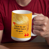 Never have to vote again - Quote
